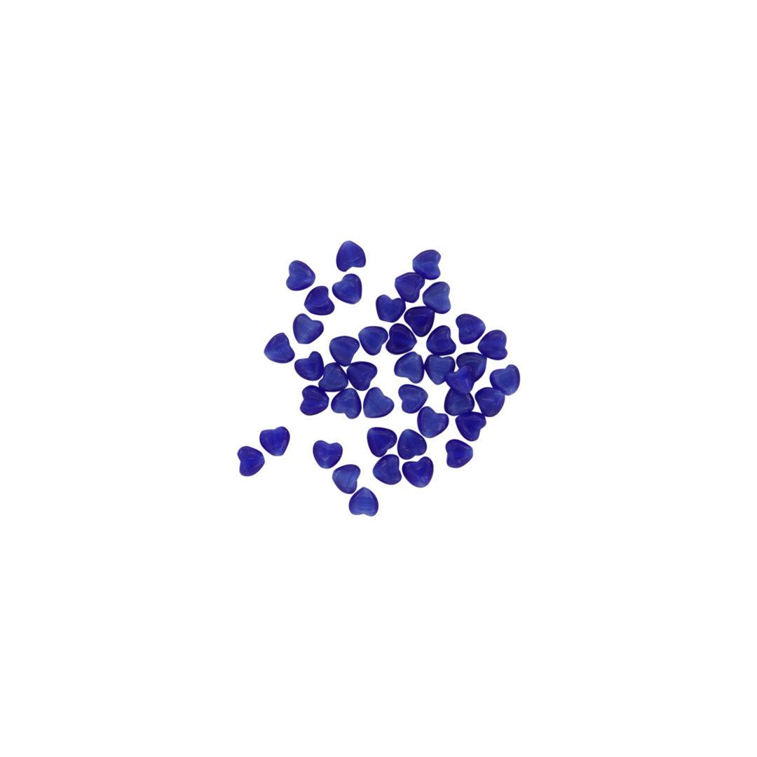 Find Glass fiber beads, heart, dark blue, 5.5x6 mm, 10 pcs among our large selection of various other beads at Beadhouse of Copenhagen today. Remember free shipping over DKK 400