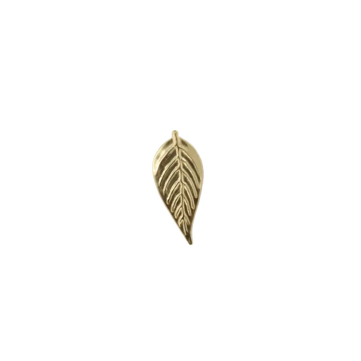 Pendant, filigree, leaf, gilt brass, several sizes 