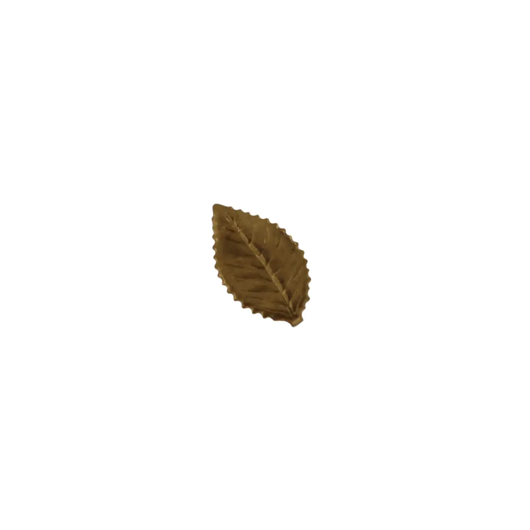 Pendant, filigree, leaf, gilt brass, several sizes 