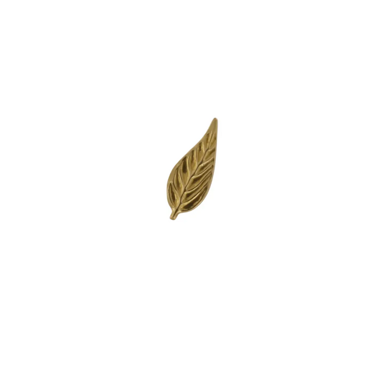 Pendant, filigree, leaf, gilt brass, several sizes 
