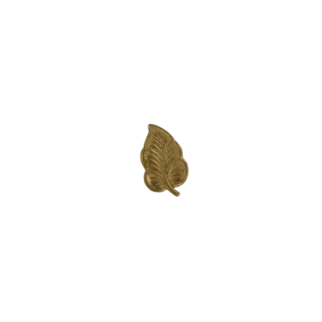 Pendant, filigree, leaf, gilt brass, several sizes 
