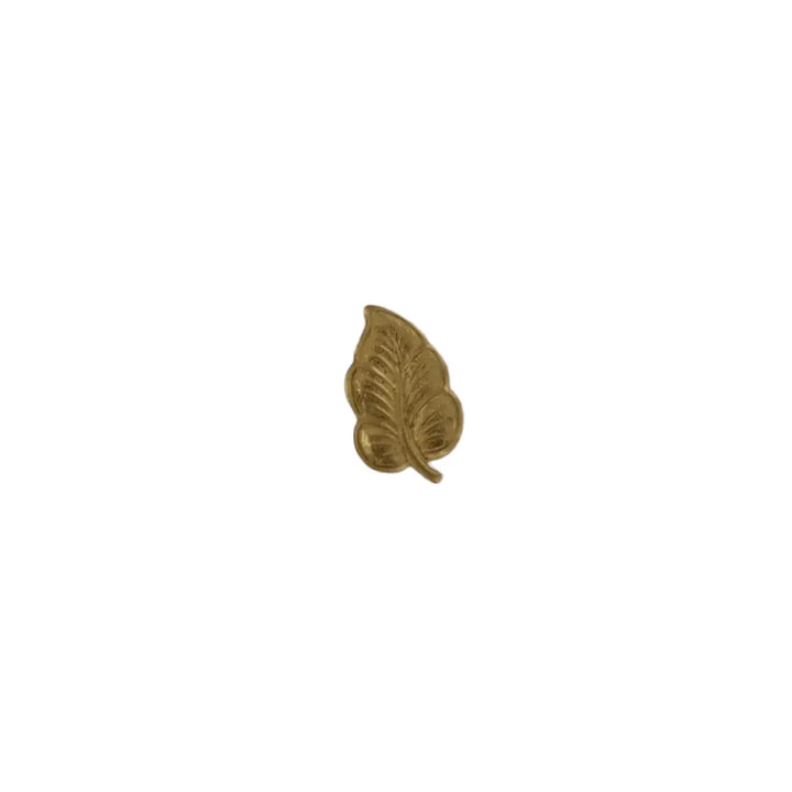 Pendant, filigree, leaf, gilt brass, several sizes 