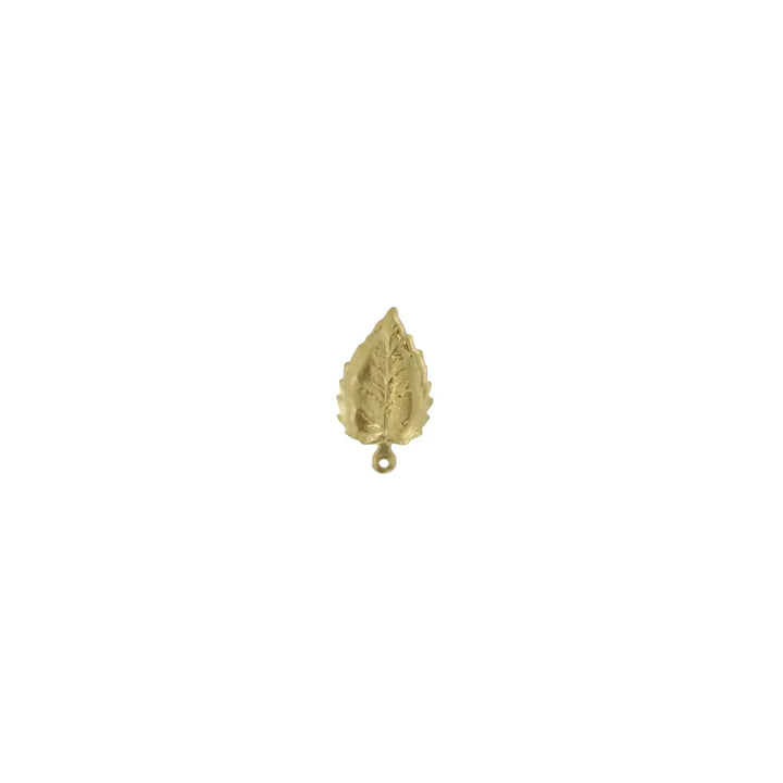 Pendant, filigree, leaf, gilt brass, several sizes 