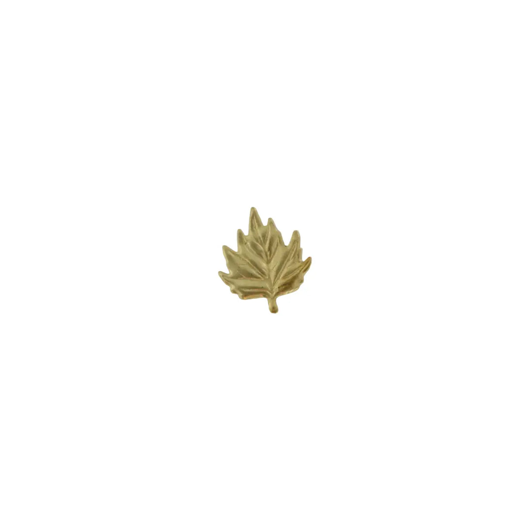 Pendant, filigree, leaf, gilt brass, several sizes 