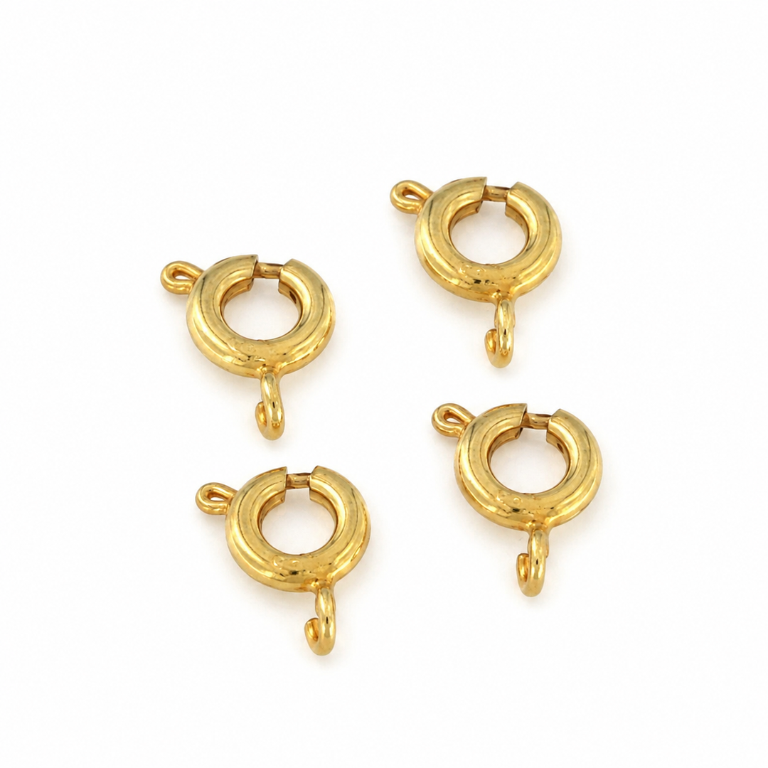 Find Spring lock in gilded brass. 6mm among our large selection of Jewelery parts at Beadhouse of Copenhagen today. Remember free shipping over DKK 400