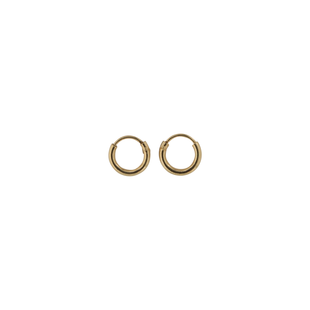 Find Øreringe, hoops, forgyldt sterlingsølv, 8 x 1,5 mm hos Beadhouse of Copenhagen i dag, med en altid hurtig levering!