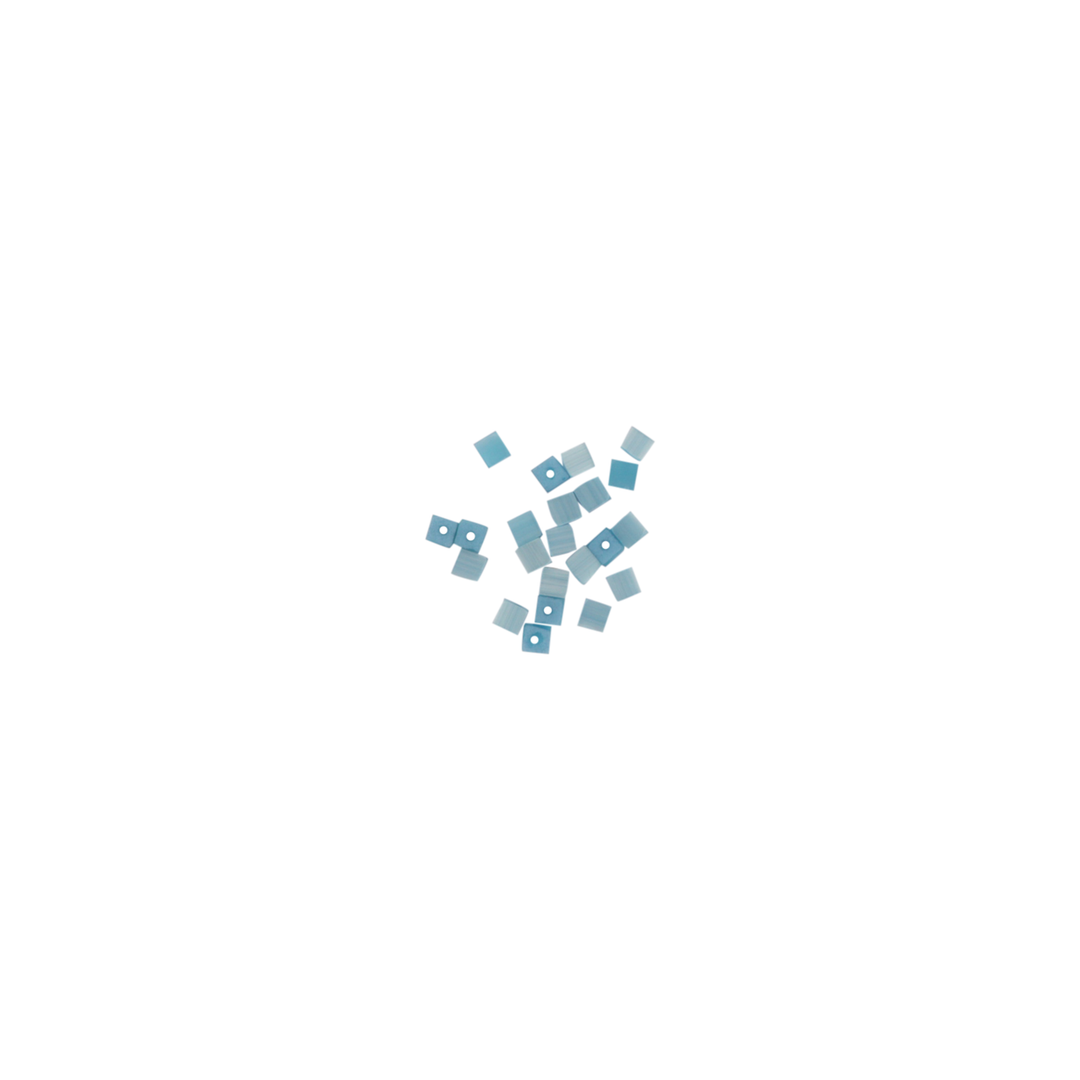 Find Fiberglass beads, square, light blue, 4x4 mm, 10 pcs among our large selection of Various other beads at Beadhouse of Copenhagen today. Remember free shipping over DKK 400