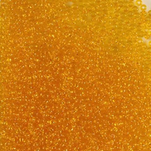 Orange glasperler, preciosa, natural transparent bright orange, storkøb Preciosa