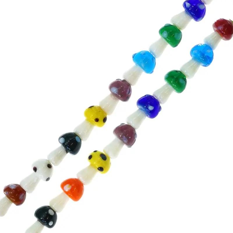 Perler, svamp, mushroom, glas, 12 mm 10 stk. Tax