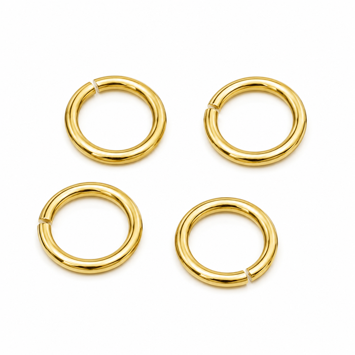 Find Jump rings, soldered, sterling silver gold plated 4.6 x 0.8mm among our large selection of Jewelery Parts at Beadhouse of Copenhagen today. Remember free shipping over DKK 400
