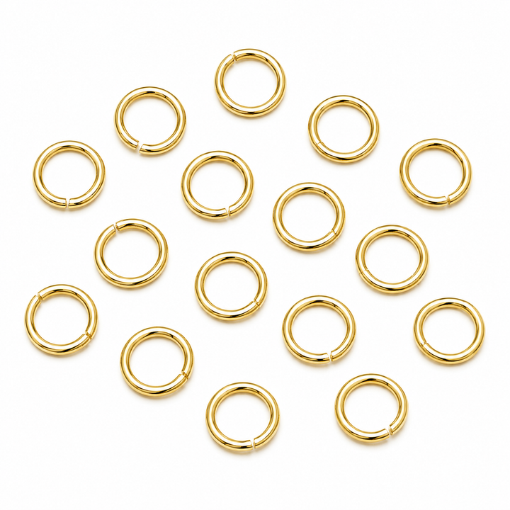 Find Jump rings, soldered, sterling silver gold plated 4.6 x 0.8mm among our large selection of Jewelery Parts at Beadhouse of Copenhagen today. Remember free shipping over DKK 400