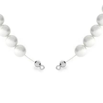 Knudeskjuler i sterlingsølv 4x8,5 mm Silveks