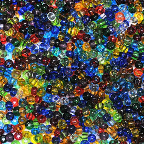 Mixed glasperler, preciosa, opaque transparente 