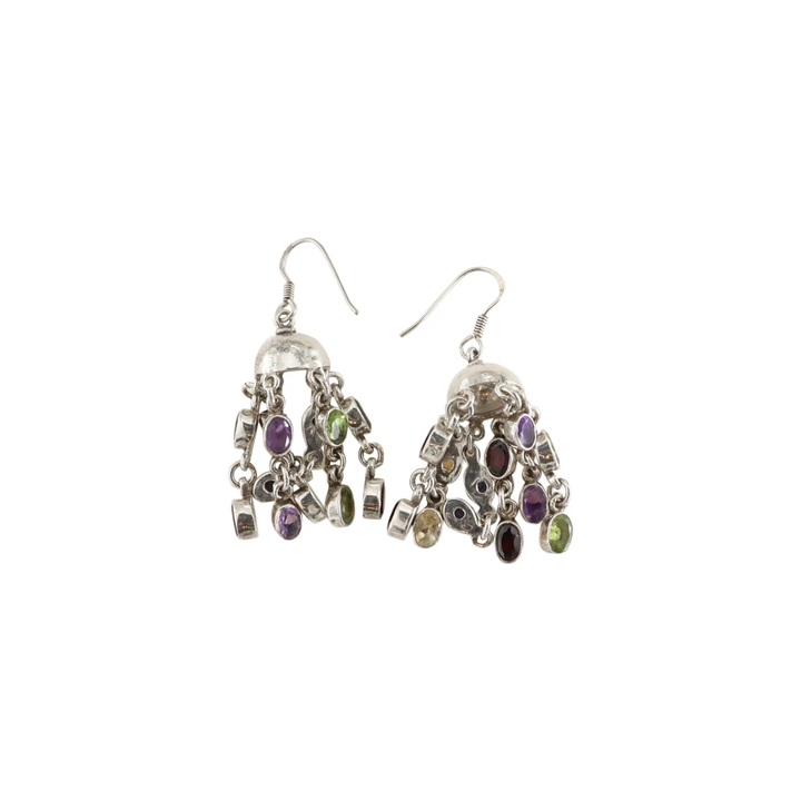 Øreringe, vandmand m. ædelsten, sterlingsølv, flere varianter Beadhouse of Copenhagen