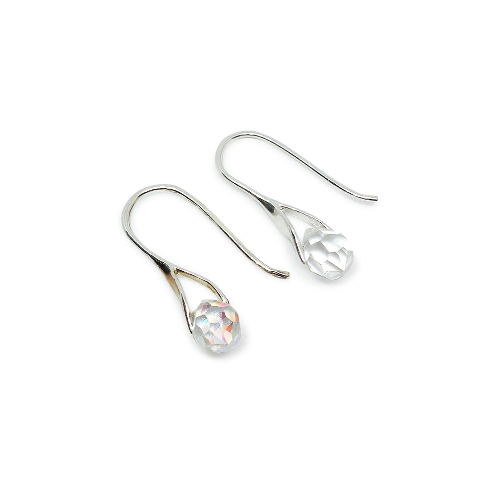 Ørekrog til dråber, 925 sterlingsølv Silveks