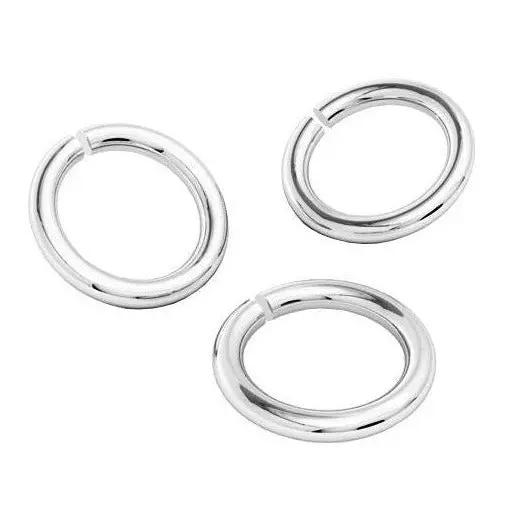 Øskner, åbne, sterlingsølv 7,0 x 1 mm Silveks