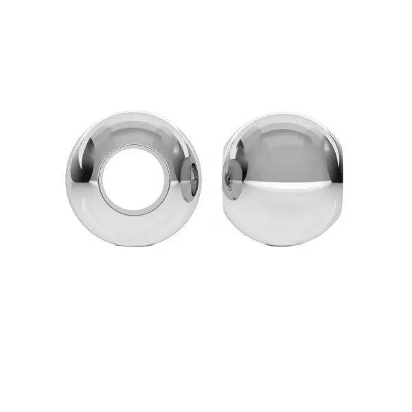 Wireklemme perler i sterlingsølv, runde, 2,2 x 1,0 mm Silveks