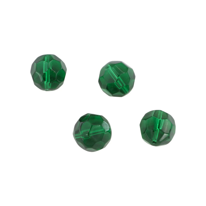 Krystalperler, preciosa beads, rund facetteret, glas, 14 mm - flere farver Preciosa