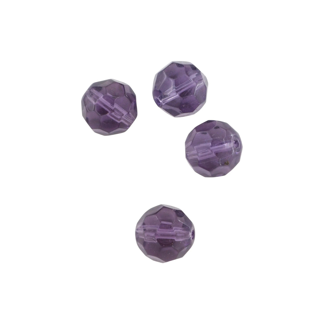 Krystalperler, preciosa beads, rund facetteret, glas, 14 mm - flere farver Preciosa