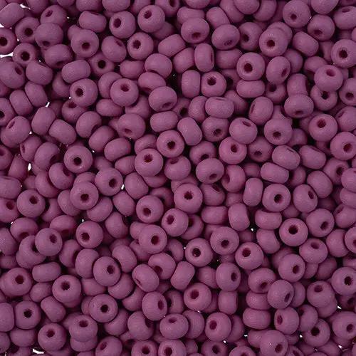 Purple glass beads, preciosa, permalux mat purple, bulk purchase Preciosa