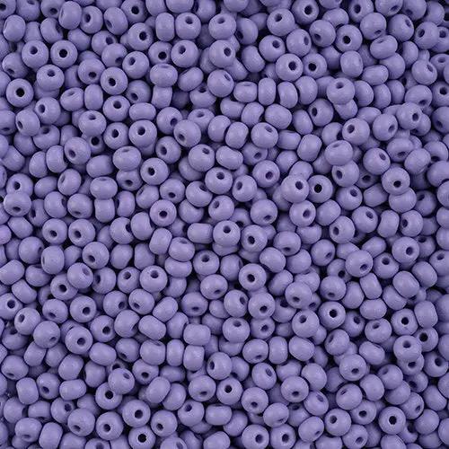 Purple glass beads, preciosa, permalux matte lavender, bulk purchase Preciosa