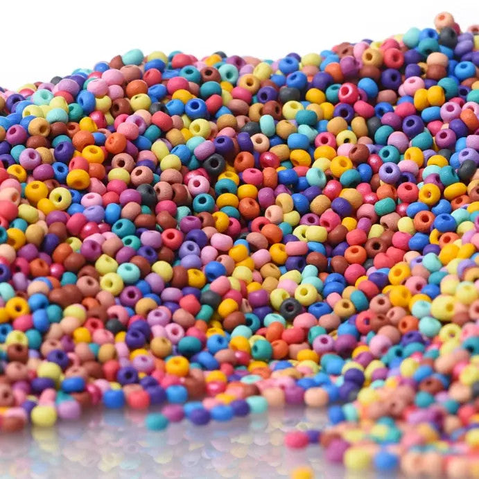 Glasperle gavesæt med økologiske farver der holder Preciosa