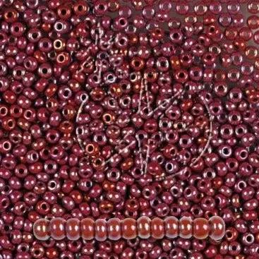 Lilla glasperler, preciosa, opaque pupple rainbow Preciosa