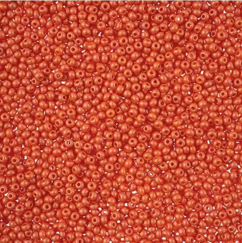 Orange glasperler, preciosa, permalux bright light orange, storkøb Preciosa