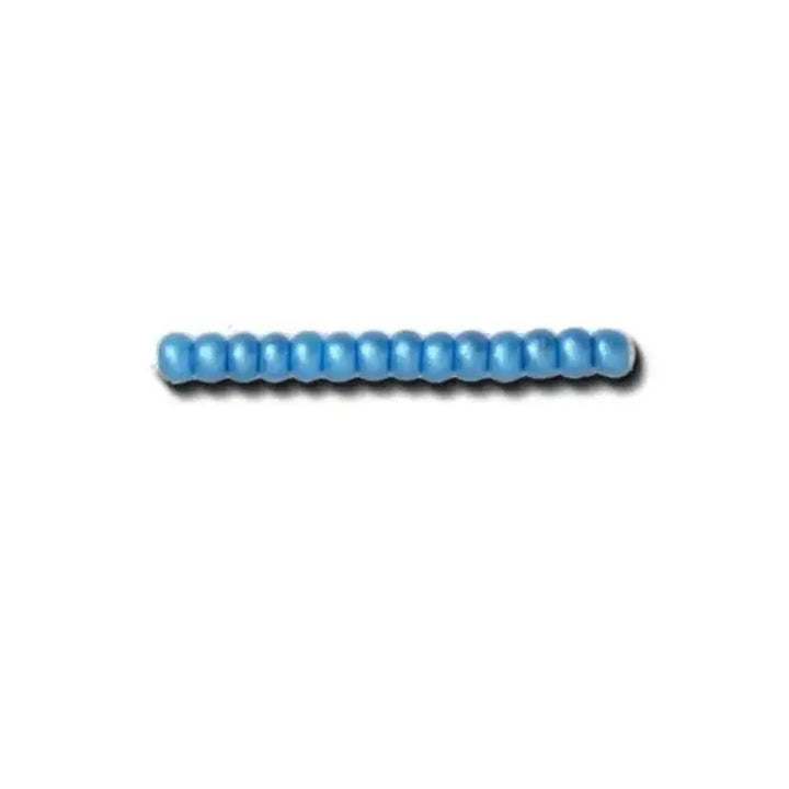Blue glass beads, preciosa, permalux bright dark turquoise, bulk purchase 