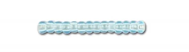 Blå glasperler, preciosa,  natural transparent light aquamarine, storkøb Preciosa