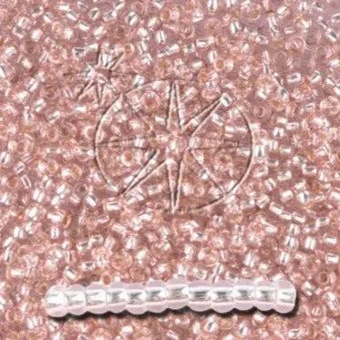 Lilla glasperler, preciosa, silverlined transparent light violet Preciosa