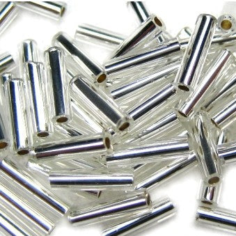 Find klare glasperler, preciosa bugles, silverlined crystal, 15 mm hos Beadhouse of Copenhagen i dag, med en altid hurtig levering!