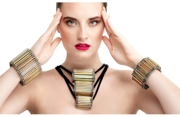 Blå glasperler, preciosa dark sapphire silver lined tubes, 50 x 3 mm Preciosa