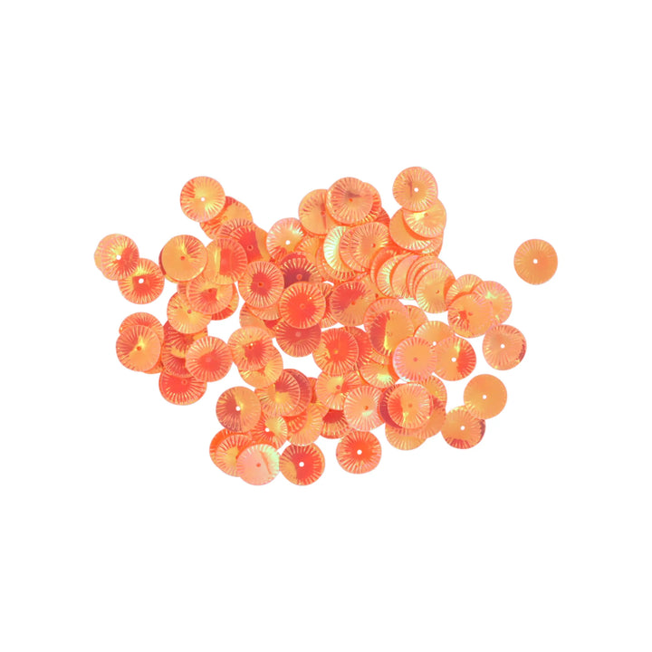 Sequins, round with pattern, 13mm, with rainbow cut, 10-40g, several varieties Beadhouse of Copenhagen