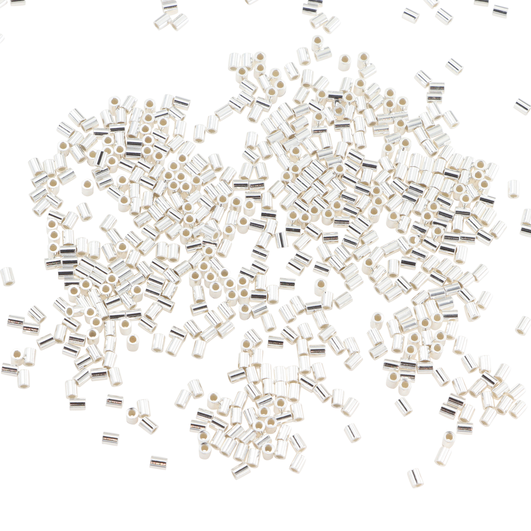Find Wire clamp beads in sterling silver, tube 2 x 1.5 mm among our large selection of Jewelery parts at Beadhouse of Copenhagen today. Remember free shipping over DKK 400