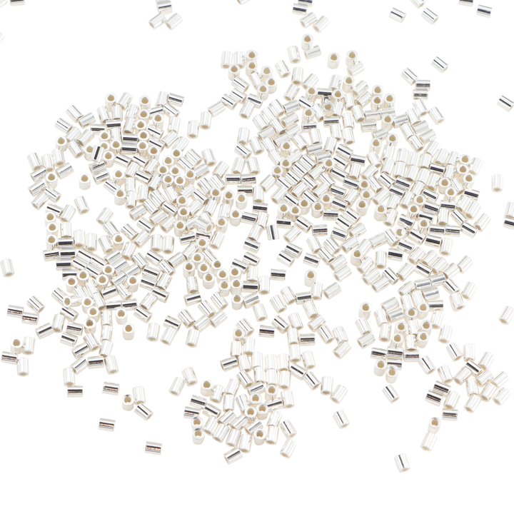 Find Wire clamp beads in sterling silver, tube 2 x 1.5 mm among our large selection of Jewelery parts at Beadhouse of Copenhagen today. Remember free shipping over DKK 400