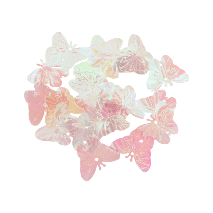 Palietter, sommerfugle, 23x17 mm, 10g, flere varianter Beadhouse of Copenhagen