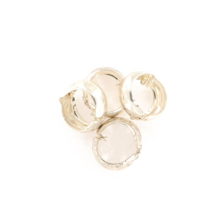 Klemme, sølvclips, 30x12mm, forsølvet messing