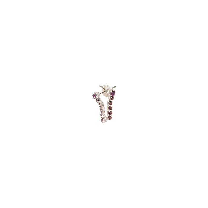 Earrings, ear studs with similisten, silver-plated brass, several variants Beadhouse of Copenhagen