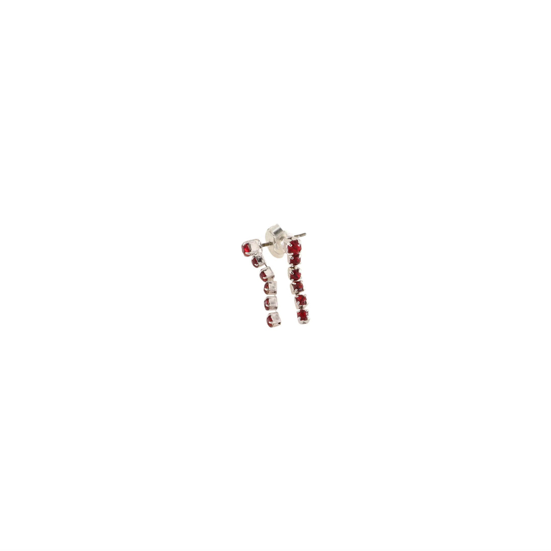 Earrings, ear studs with similisten, silver-plated brass, several variants Beadhouse of Copenhagen
