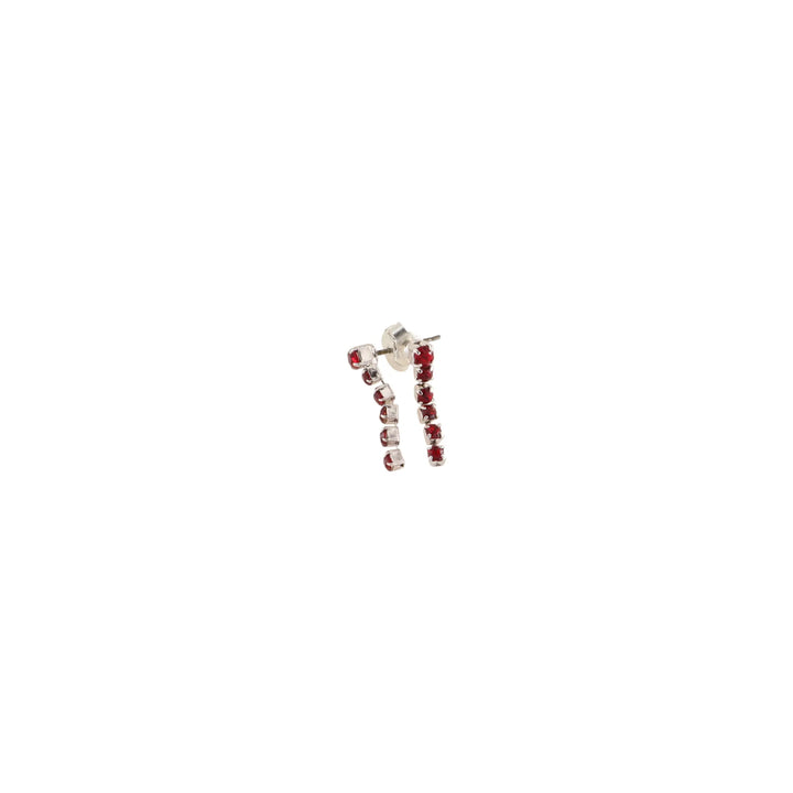 Earrings, ear studs with similisten, silver-plated brass, several variants Beadhouse of Copenhagen