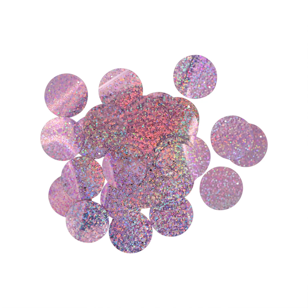 Sequins, round, 30 mm, 10-40g, several varieties Beadhouse of Copenhagen