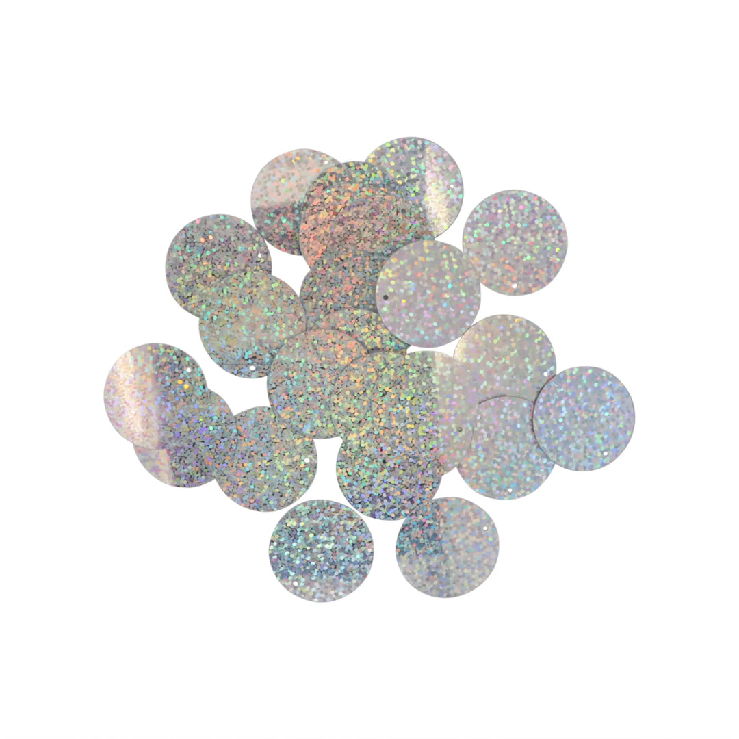 Sequins, round, 30 mm, 10-40g, several varieties Beadhouse of Copenhagen