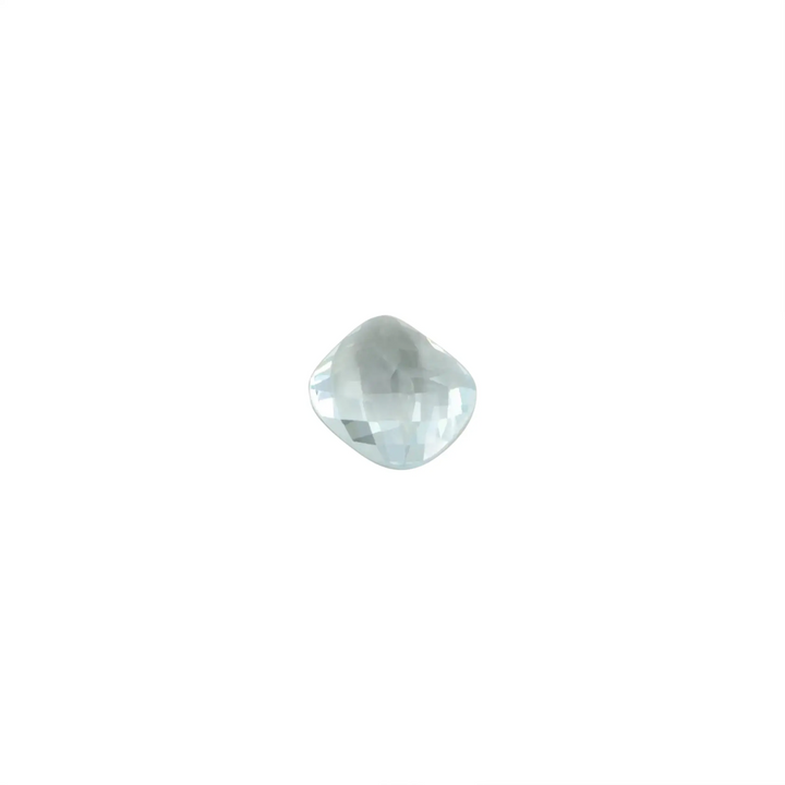 Cabochon, gemstone, aquamarine faceted, 7.05 ct 