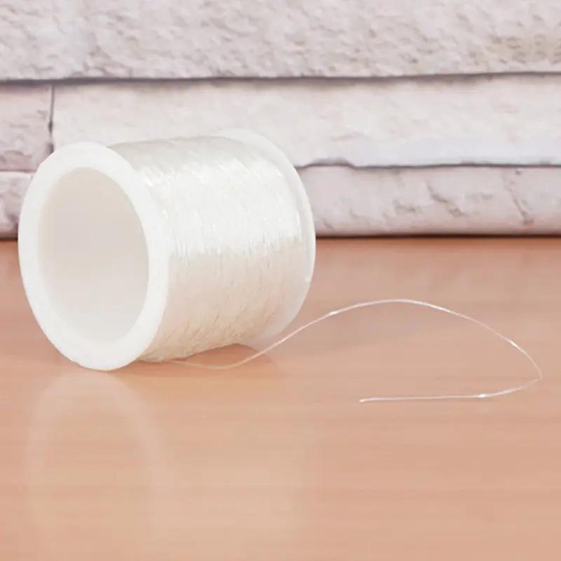 Elastiktråd, transparent 0,5 mm, silicone, 25 m Greece