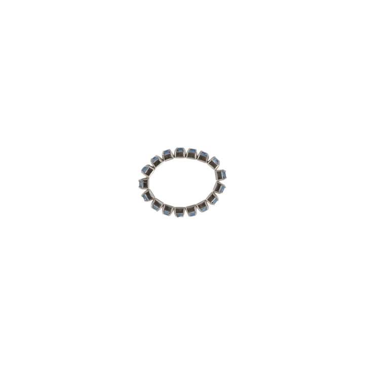 Fingerring, simili, forsølvet messing, flere varianter 