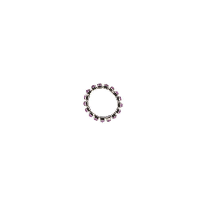 Fingerring, simili, forsølvet messing, flere varianter 