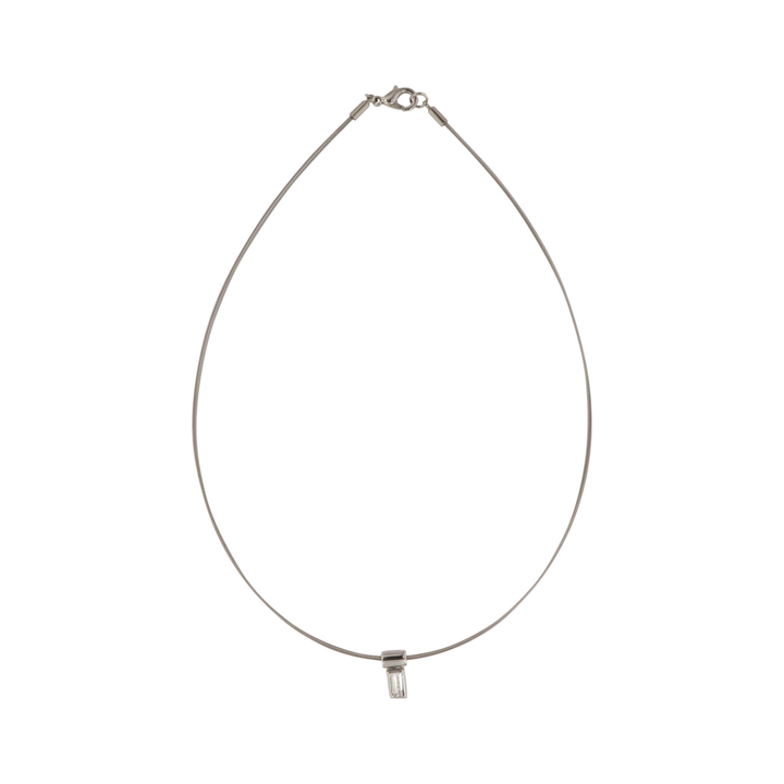 Find Necklace, necklace with crystal, silver-plated brass, 40 cm among our large selection of Necklaces at Beadhouse of Copenhagen today. Remember free shipping over DKK 400