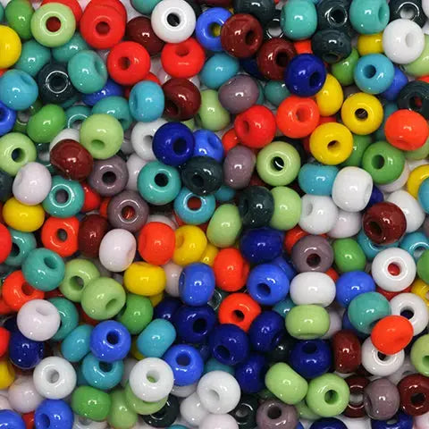 Mixed glasperler, preciosa, opaque transparente 