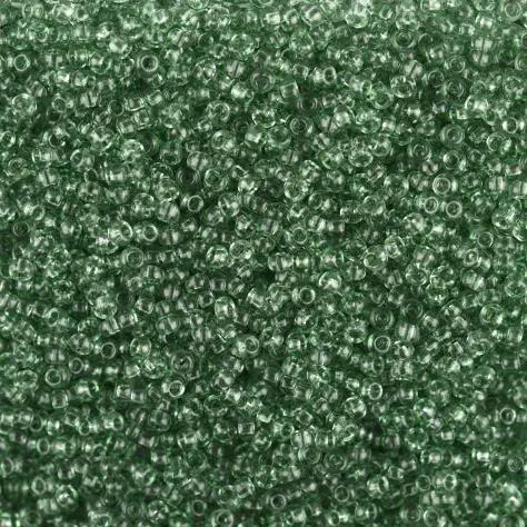 Grønne glasperler, preciosa, dark green 2 dyed crystal, storkøb Preciosa